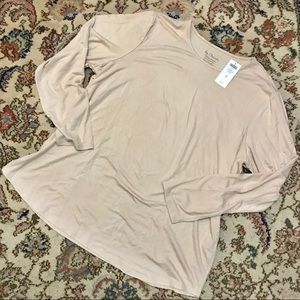 🆕 Chico’s || Soft Beige Long Sleeve Tee